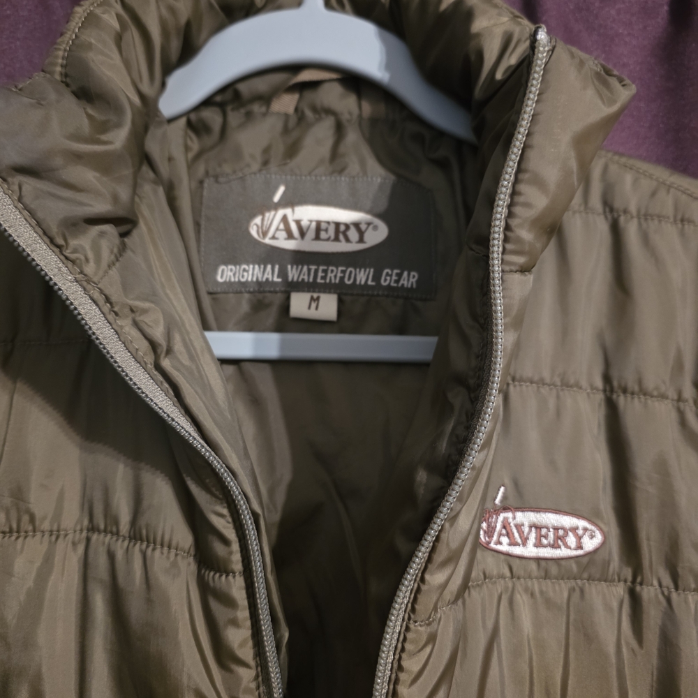 Avery Olive Puffer Vest
